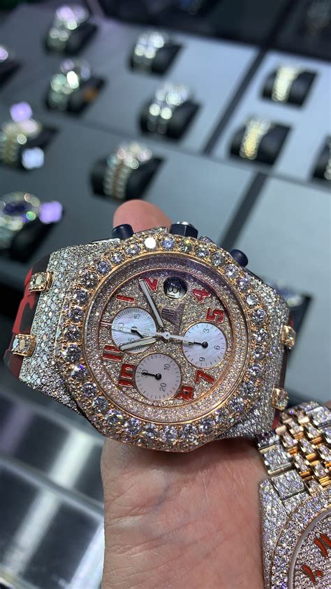 bust down watch replicas|expensive iced out watches.